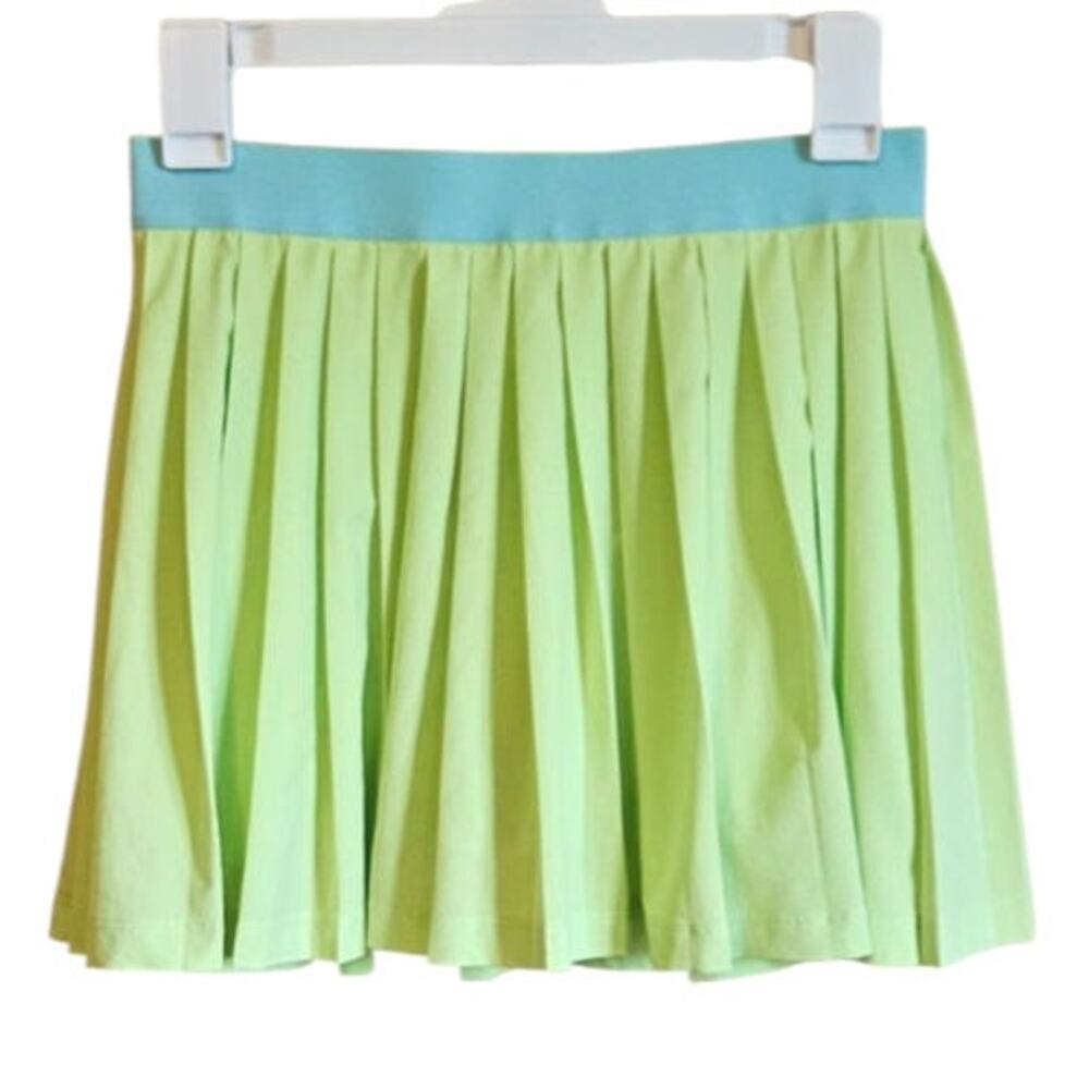 Athleta Girl Pleat Perfect Skort Tennis Pockets Green Girl's Size XLarge (14)